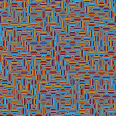 Color Rhombus tile tessellation pattern illustration