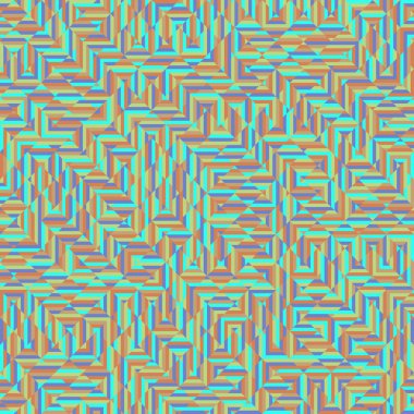 Color Rhombus tile tessellation pattern illustration