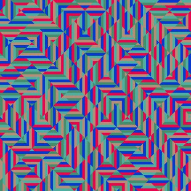 Color Rhombus tile tessellation pattern illustration