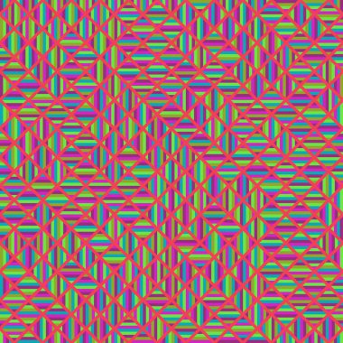 Color Rhombus tile tessellation pattern illustration