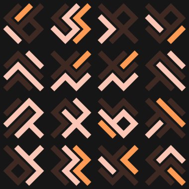 Asemic Glyph writing hieroglyph imitation abstract illustration