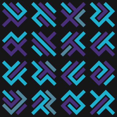 Asemic Glyph writing hieroglyph imitation abstract illustration