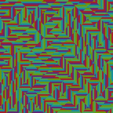 Color Rhombus tile tessellation pattern illustration