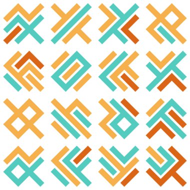 Asemic Glyph writing hieroglyph imitation abstract illustration