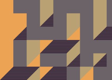 Edward Zajecs 2. Cubo 'nun 1971' deki uygulaması. Esasen 8 taştan oluşan bir Truchet fayans seti ve yerleştirme sanatı illüstrasyonu için kurallar.