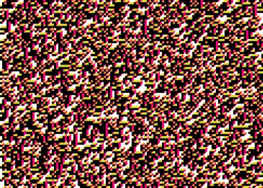 Edward Zajecs 2. Cubo 'nun 1971' deki uygulaması. Esasen 8 taştan oluşan bir Truchet fayans seti ve yerleştirme sanatı illüstrasyonu için kurallar.