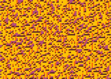 Edward Zajecs 2. Cubo 'nun 1971' deki uygulaması. Esasen 8 taştan oluşan bir Truchet fayans seti ve yerleştirme sanatı illüstrasyonu için kurallar.