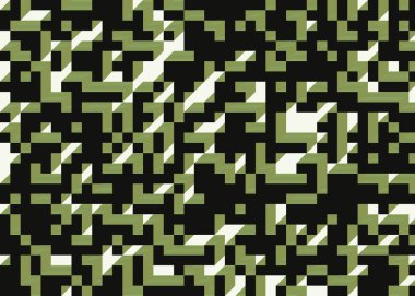 Edward Zajecs 2. Cubo 'nun 1971' deki uygulaması. Esasen 8 taştan oluşan bir Truchet fayans seti ve yerleştirme sanatı illüstrasyonu için kurallar.