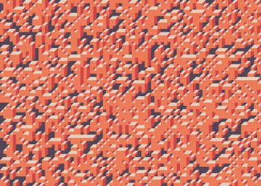 Edward Zajecs 2. Cubo 'nun 1971' deki uygulaması. Esasen 8 taştan oluşan bir Truchet fayans seti ve yerleştirme sanatı illüstrasyonu için kurallar.