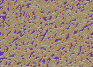 Edward Zajecs 2. Cubo 'nun 1971' deki uygulaması. Esasen 8 taştan oluşan bir Truchet fayans seti ve yerleştirme sanatı illüstrasyonu için kurallar.