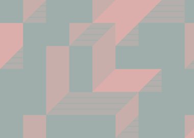 Edward Zajecs 2. Cubo 'nun 1971' deki uygulaması. Esasen 8 taştan oluşan bir Truchet fayans seti ve yerleştirme sanatı illüstrasyonu için kurallar.