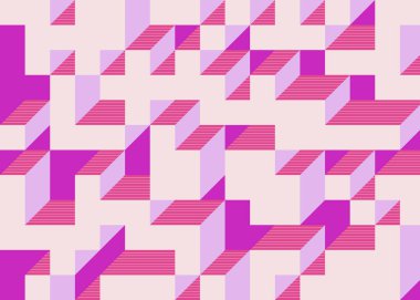 Edward Zajecs 2. Cubo 'nun 1971' deki uygulaması. Esasen 8 taştan oluşan bir Truchet fayans seti ve yerleştirme sanatı illüstrasyonu için kurallar.