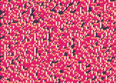 Edward Zajecs 2. Cubo 'nun 1971' deki uygulaması. Esasen 8 taştan oluşan bir Truchet fayans seti ve yerleştirme sanatı illüstrasyonu için kurallar.