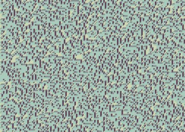 Edward Zajecs 2. Cubo 'nun 1971' deki uygulaması. Esasen 8 taştan oluşan bir Truchet fayans seti ve yerleştirme sanatı illüstrasyonu için kurallar.