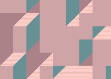 Edward Zajecs 2. Cubo 'nun 1971' deki uygulaması. Esasen 8 taştan oluşan bir Truchet fayans seti ve yerleştirme sanatı illüstrasyonu için kurallar.