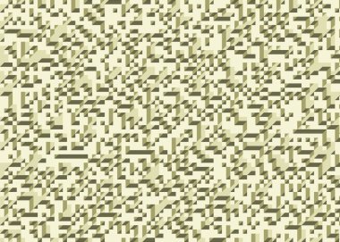 Edward Zajecs 2. Cubo 'nun 1971' deki uygulaması. Esasen 8 taştan oluşan bir Truchet fayans seti ve yerleştirme sanatı illüstrasyonu için kurallar.