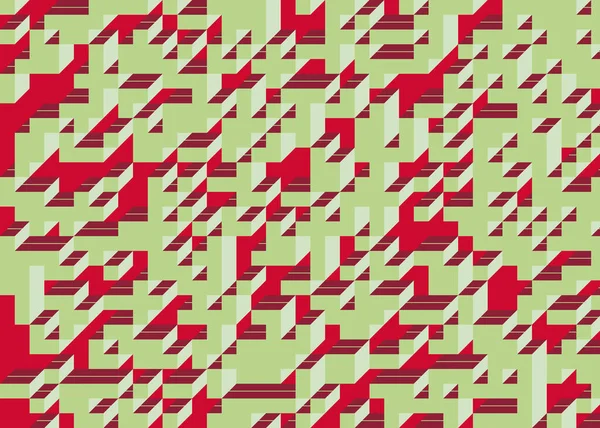 Implementation Edward Zajecs Cubo 1971 Essentially Truchet Tile Set Tiles — Stock Vector