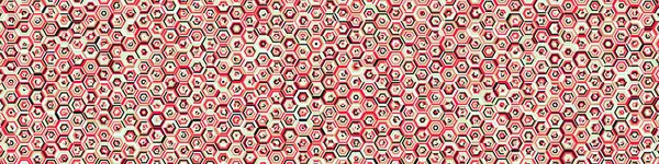 Laberinto Hexagonal Patrón Ilustración Abstracta — Archivo Imágenes Vectoriales