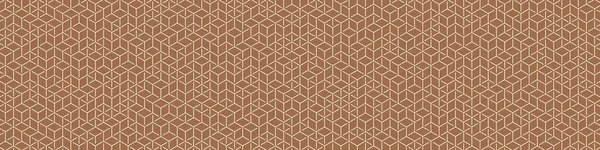 Laberinto Hexagonal Patrón Ilustración Abstracta — Vector de stock