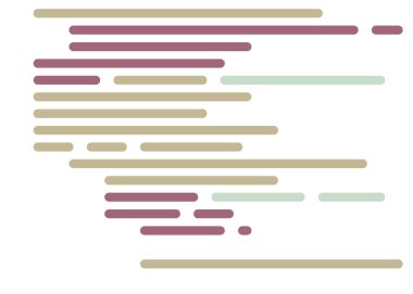 Ekran vektör illüstrasyonunda kod, düz çizgi çizgi kodlama çizgileri simülasyonu