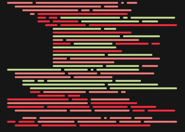 Κώδικας Στην Απεικόνιση Διανύσματος Οθόνης Προσομοίωση Επίπεδων Γραμμών Κωδικοποίησης Κινουμένων — Διανυσματικό Αρχείο