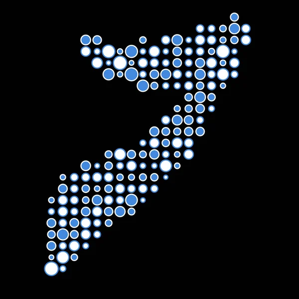 Somali Silueti Pikselli Kalıp Haritası Çizimi