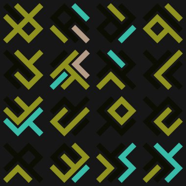 Asemic Glyph writing hieroglyph imitation abstract illustration
