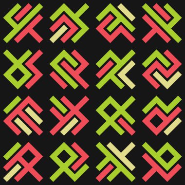 Asemic Glyph writing hieroglyph imitation abstract illustration