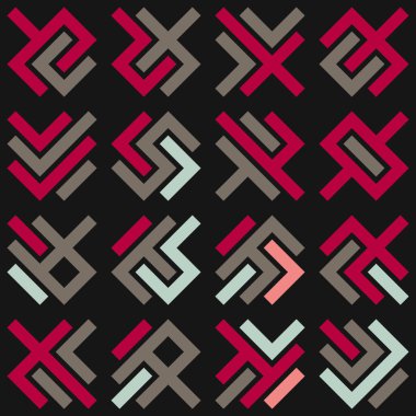Asemic Glyph writing hieroglyph imitation abstract illustration