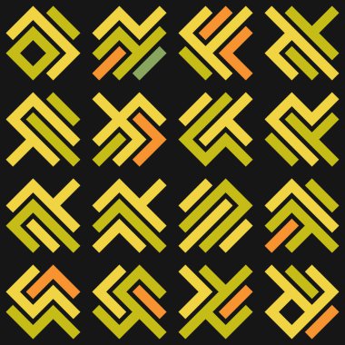Asemic Glyph writing hieroglyph imitation abstract illustration