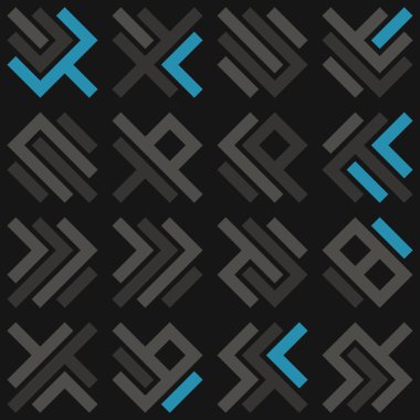 Asemic Glyph writing hieroglyph imitation abstract illustration