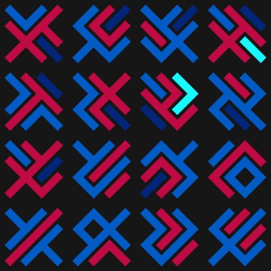 Asemic Glyph writing hieroglyph imitation abstract illustration
