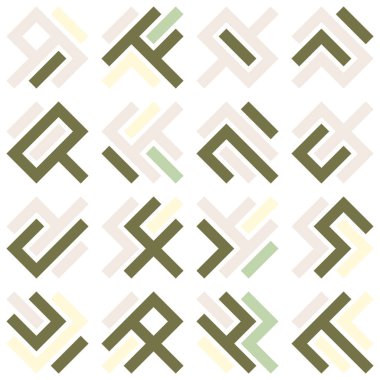 Asemic Glyph writing hieroglyph imitation abstract illustration