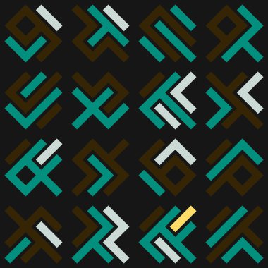 Asemic Glyph writing hieroglyph imitation abstract illustration