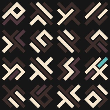 Asemic Glyph writing hieroglyph imitation abstract illustration