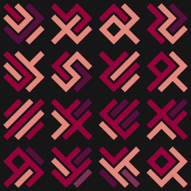 Asemic Glyph writing hieroglyph imitation abstract illustration