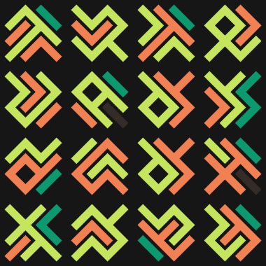 Asemic Glyph writing hieroglyph imitation abstract illustration