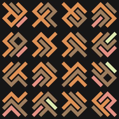 Asemic Glyph writing hieroglyph imitation abstract illustration