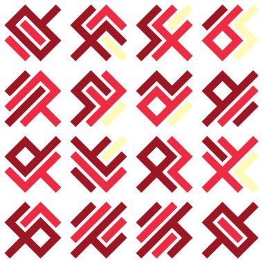 Asemic Glyph writing hieroglyph imitation abstract illustration