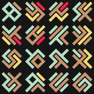 Asemic Glyph writing hieroglyph imitation abstract illustration