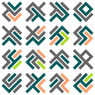 Asemic Glyph writing hieroglyph imitation abstract illustration