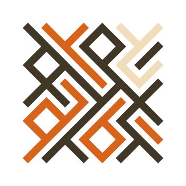 Asemic Glyph writing hieroglyph imitation abstract illustration