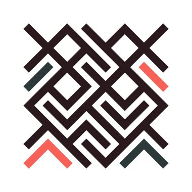 Asemic Glyph writing hieroglyph imitation abstract illustration