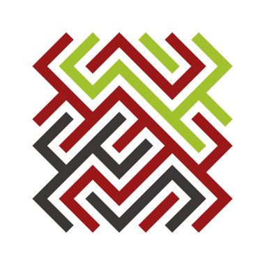 Asemic Glyph writing hieroglyph imitation abstract illustration