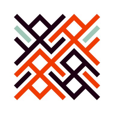 Asemic Glyph writing hieroglyph imitation abstract illustration