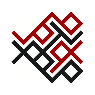 Asemic Glyph writing hieroglyph imitation abstract illustration