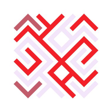 Asemic Glyph writing hieroglyph imitation abstract illustration