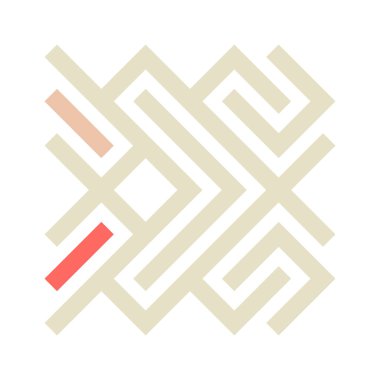 Asemic Glyph writing hieroglyph imitation abstract illustration