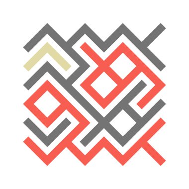 Asemic Glyph writing hieroglyph imitation abstract illustration