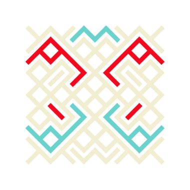 Asemic Glyph writing hieroglyph imitation abstract illustration